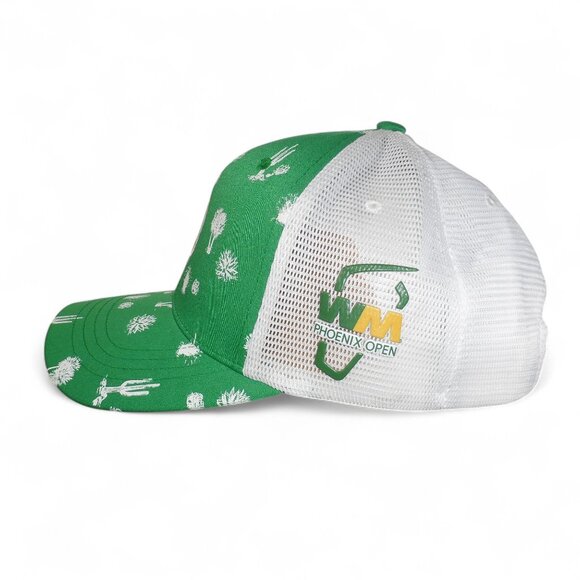 Puma Golf SE Way 1 WM Phoenix Open Trucker Snapback Hat Green / White OS - Picture 2 of 8